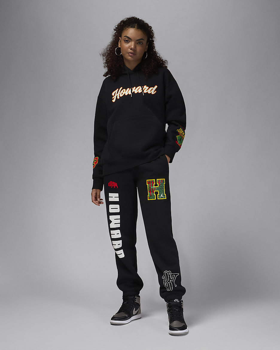 Pants de tejido Fleece para mujer Jordan x Howard University. Nike